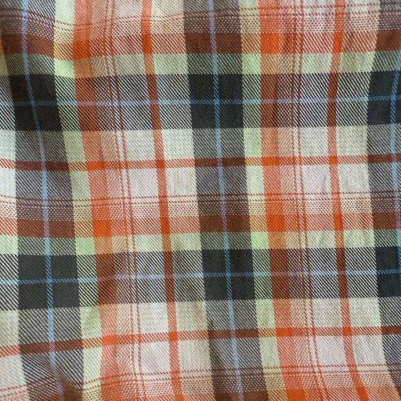 Turrau Mens Button Down Plaid Shirt SZ S Spain Cotton Fall Quality Casual - Picture 5 of 8